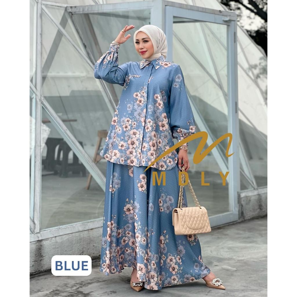 Veeta Set Mdly Gold Oneset Wanita Setelan Wanita Terbaru Setelan MDLY Setcel Wanita Setelan Rok Wani