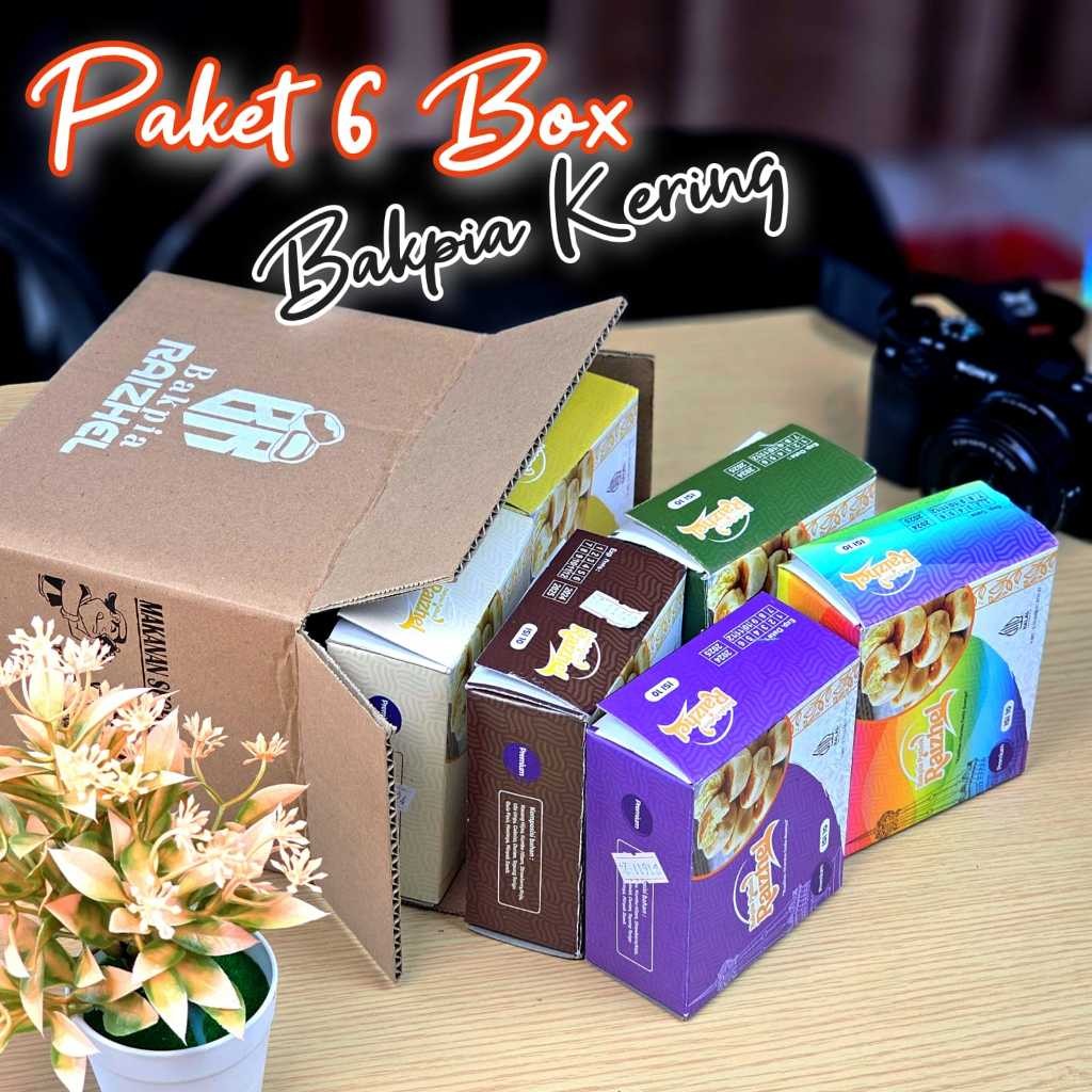 

[ 6 BOX ] BAKPIA KERING ISI 10