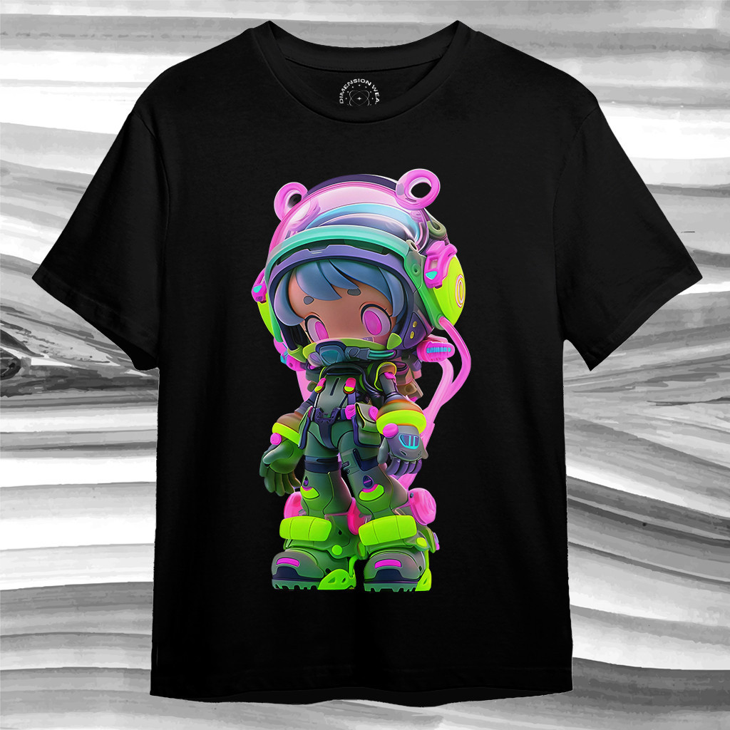 3DimensionWear - Kaos Distro Premium Original 3D Neon Explorer - DT0295