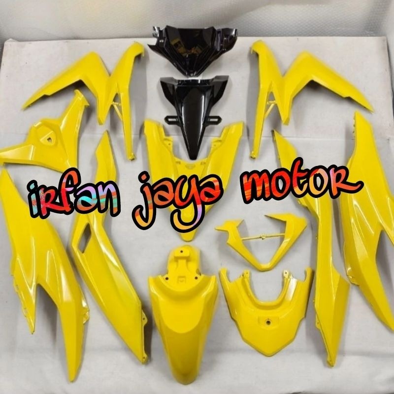 Full body Halus Cover body full Halus Honda Vario 125 150 all new LED kuning