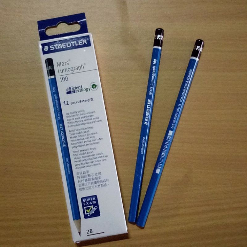 

Pencil Staedler 2B harga tertera perlusin isi 12 pcs