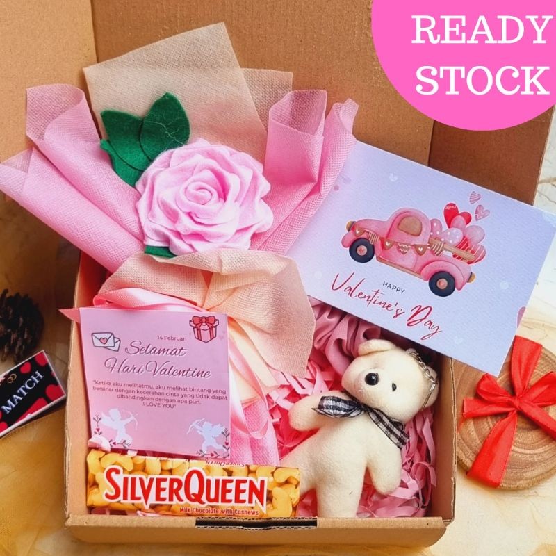 

kado valentine anniversary ulang tahun suami pacar istri pasangan murah / hampers valentine / kado valentine buket mawar