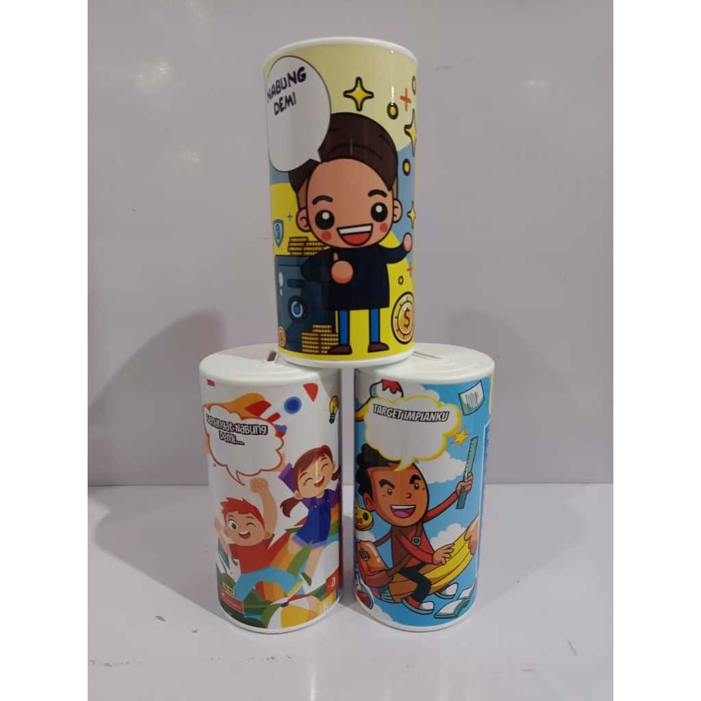 Celengan Plastik Hasana CM102 - CBS - Celengan Target Murah / PCS