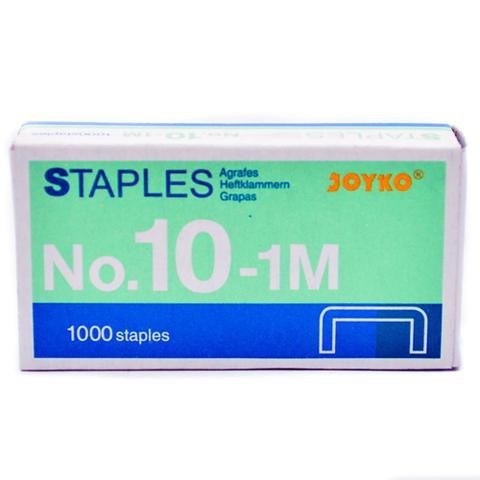 

REFILL STAPLES/ISI STAPLES NO.10 1M JOYKO ( ISI STAPLER UKURAN KECIL)