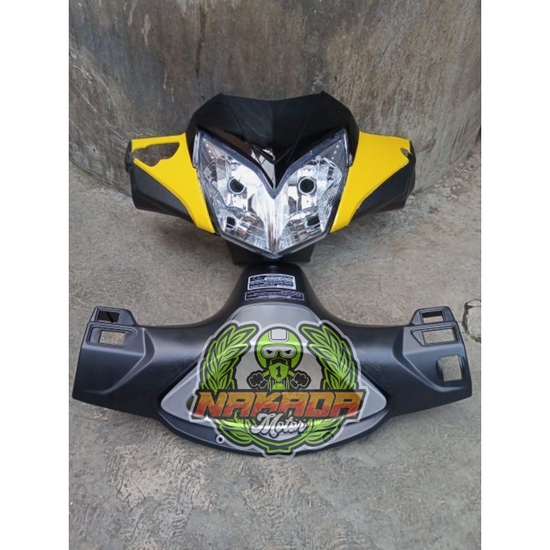 BATOK DEPAN BATOK BELAKANG PLUS LAMPU HONDA SUPRA X 125 NEW BATMAN BATOK DEPAN BELAKANG SUPRA X 125 
