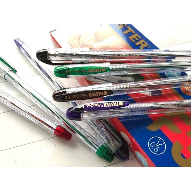 

BOLPEN FASTER HITAM F3 ISI 12/PULPEN/BOLPOINT