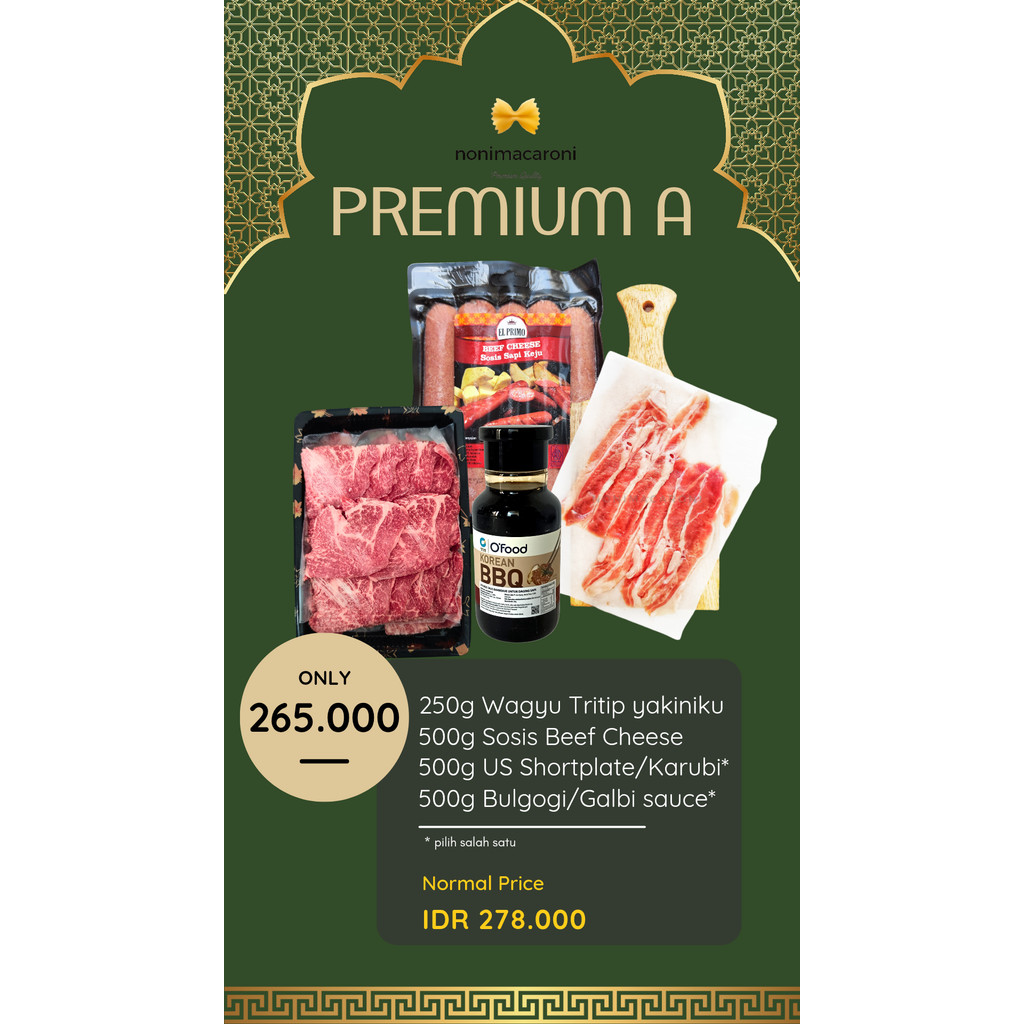 

RAMADHAN HAMPERS | PARCEL LEBARAN | PREMIUM BBQ SET A