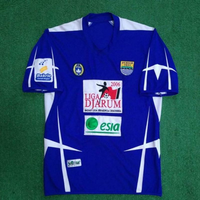 Jersey Persib Bandung Retro 2006 Liga Djarum Full Printing Custom