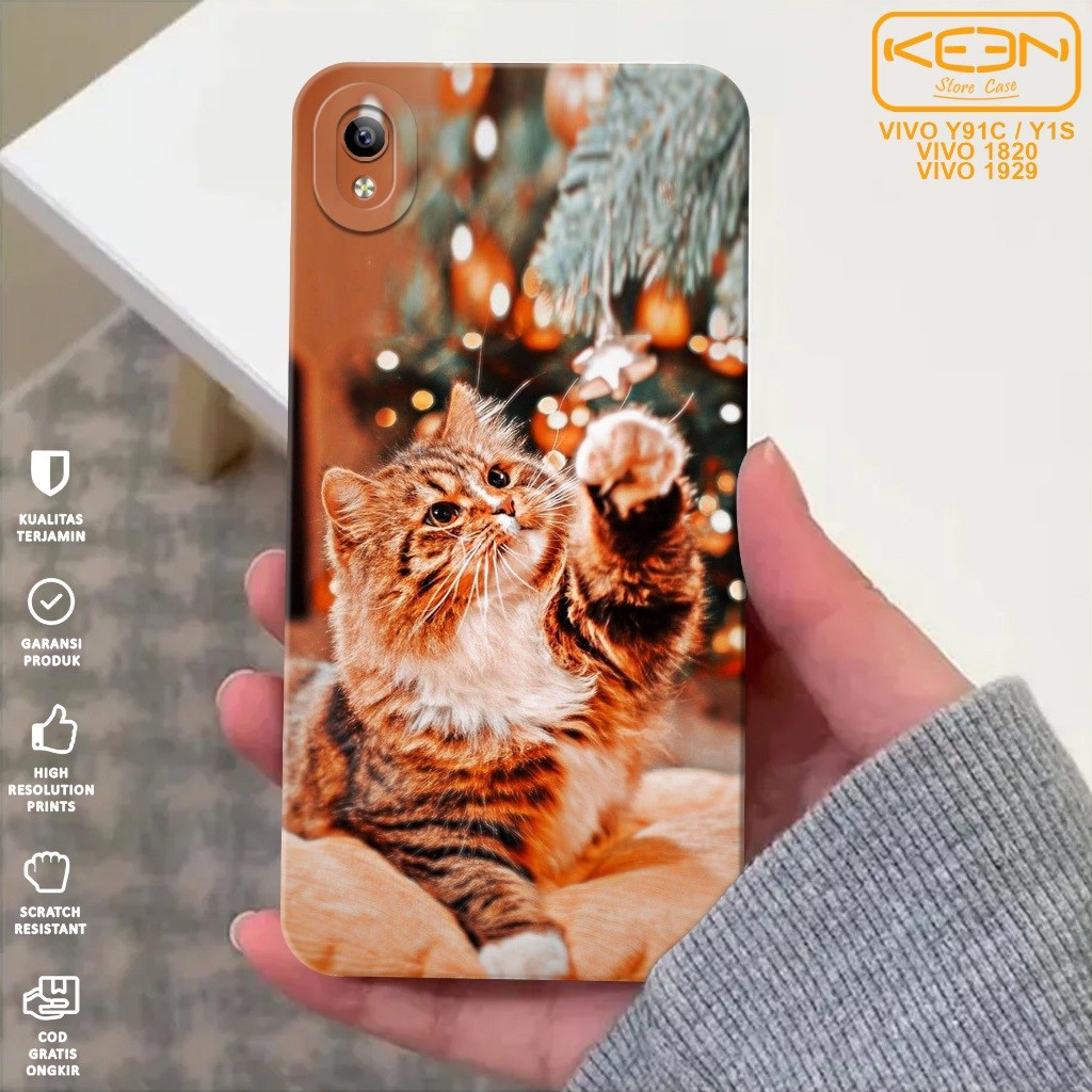 TERBARU CASE HP VIVO 1820 VIVO 1929 - CASING HP VIVO 1820 VIVO 1929 MOTIF KUCING - CASE PROCAMERA -