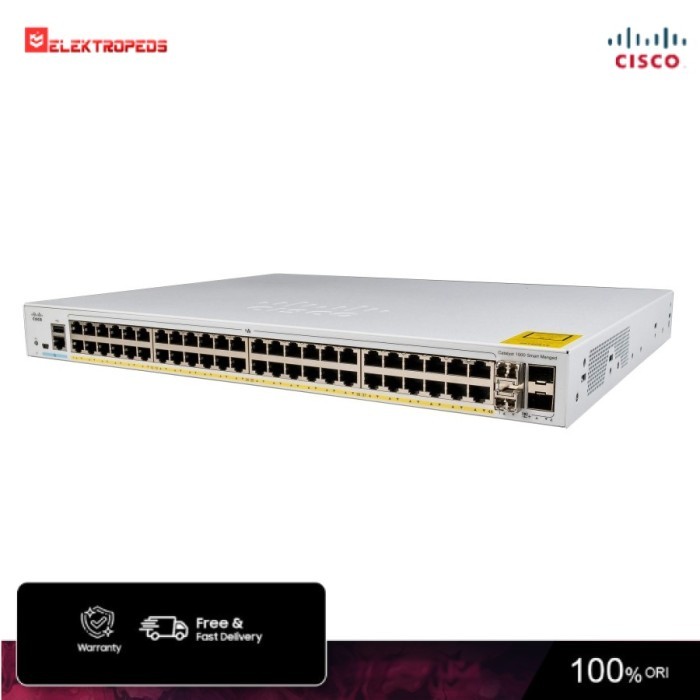Cisco Catalyst 1000 Series Switch C1000-48P-4G-L - Cisco Switch - Switch - Cisco