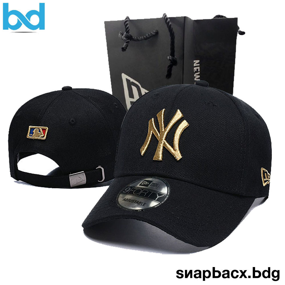 Topi NY Yankees Black Gold Hitam Emas Premium Import/Topi Baseball Premium Import/Topi Import