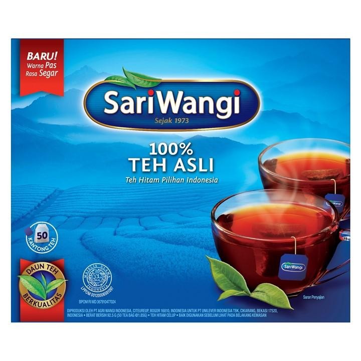 

Sariwangi Teh Asli Teh Celup Isi 50 Sachet