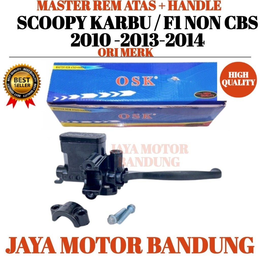 MASTER REM ATAS PLUS HANDEL SCOOPY KARBU/F1 NON CBS
2010 -2013 -2014 CALIPER ATAS + HENDEL UPPER PUM