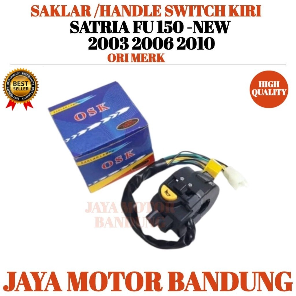 HANDLE SWITCH KIRI-LEFT SATRIA FU 150 HOLDER SAKLAR KIRI SATRIA FU NEW 2003 2005 2007 2009 2010 2014