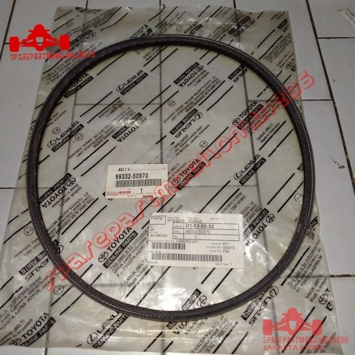 Fan Belt Tali Kipas Toyota Kijang Super KF50 A-37.6 ASLI