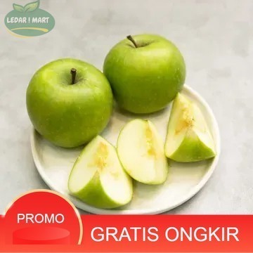 

Buah Apel Hijau Segar Granny Smith Apple Green Granny Smith Premium