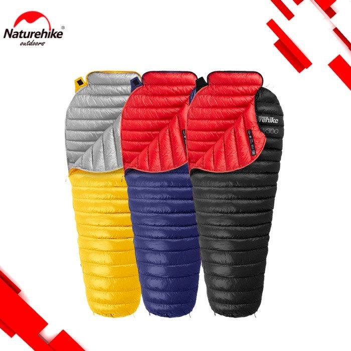 Sleeping Bag Goose Down Hangat Naturehike NH18S300-D CW300