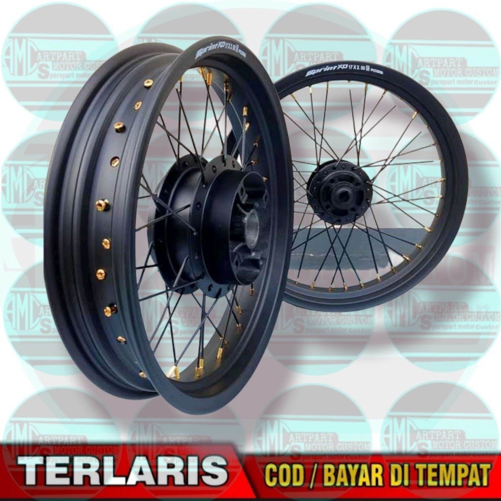 [GM] VELG CUSTOM RING 17 LEBAR MOTOR BYSON JAPSTYLE SEPASANG MURAH