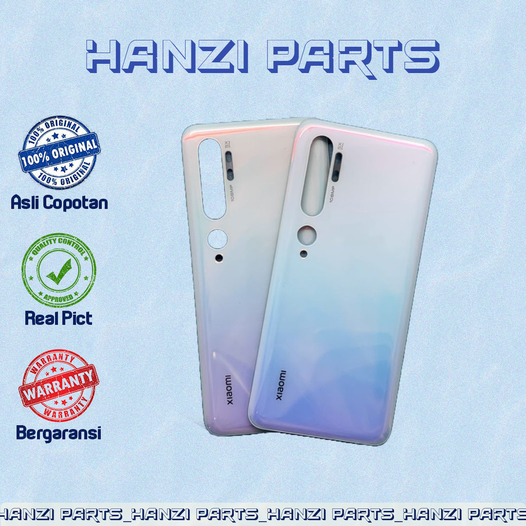 BACKDOOR BACKDOR CASING KESING TUTUP BELAKANG XIAOMI MI NOTE 10 / MI NOTE 10 PRO ORIGINAL 100% ASLI 