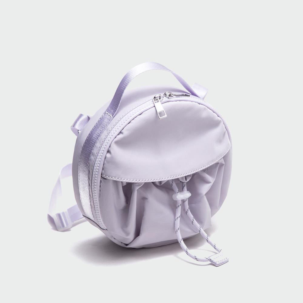 [ COD✅ ] Aroana BagTas Bundar Kain Nilon Kompak Portabel Ungu Taro Tas Bahu Kecil Olahraga dan Santa