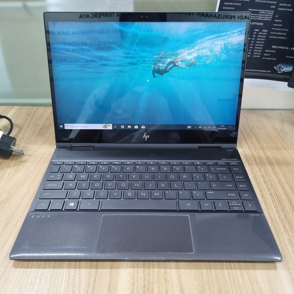 Laptop HP Envy x360 Ryzen 5, RAM 8GB, SSD 512GB NVMe M.2