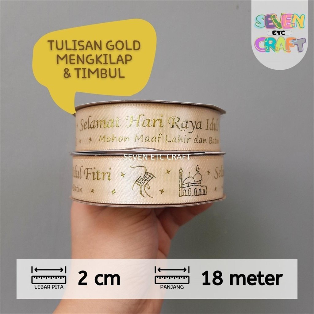 

Pita Satin Idul Fitri Lebaran Premium 2 cm 202