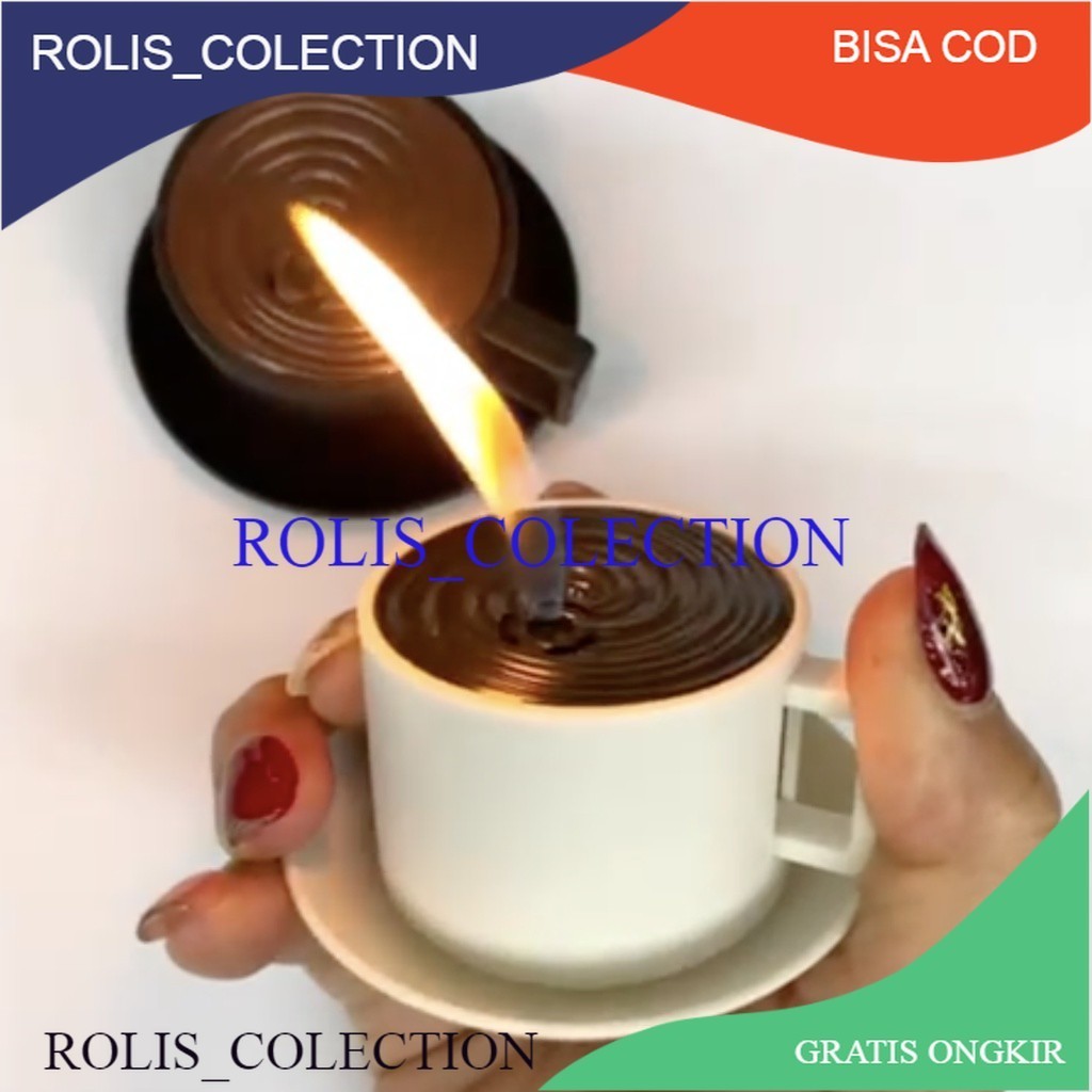 BISA COD... Korek Api Model Cangkir Kopi Lucu dan Unik
