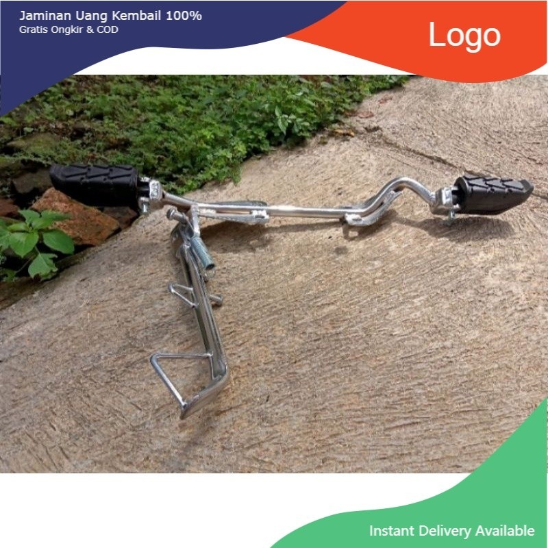 Footstep bostep postep depan MP mono Verza set standar Jagang Samping pnp cb gl megapro