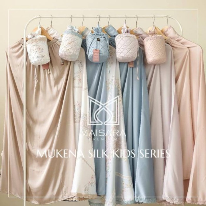 Maisara silk shabby anak mukena silk shabby anak maisara