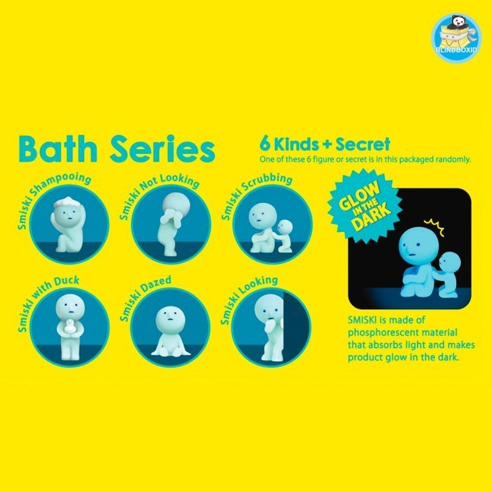 Smiski Minifigure Bath  Series - 1pc