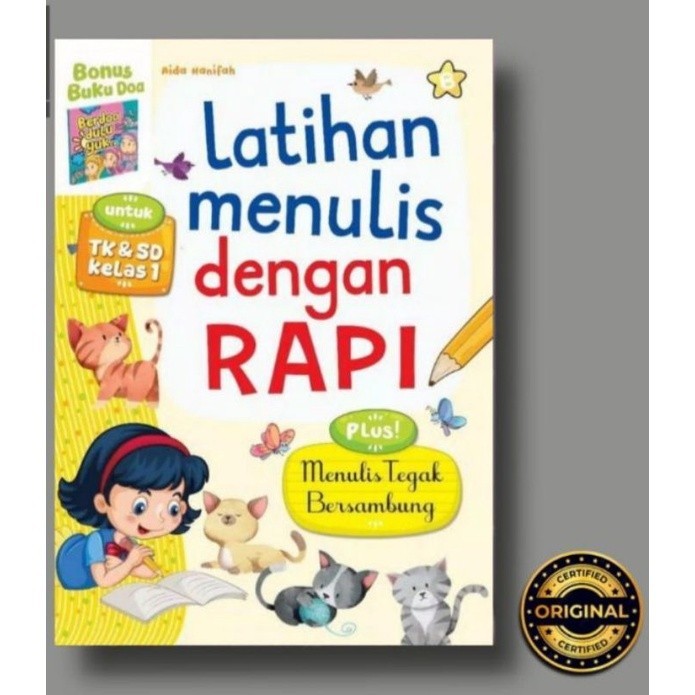 

Buku Latihan Menulis Dengan RAPI untuk TK/PAUD