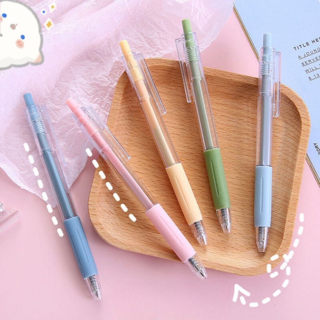 

JB - Pena Pulpen Tulis Warna Warni Transparan Cetekan Gel Pen STY7026