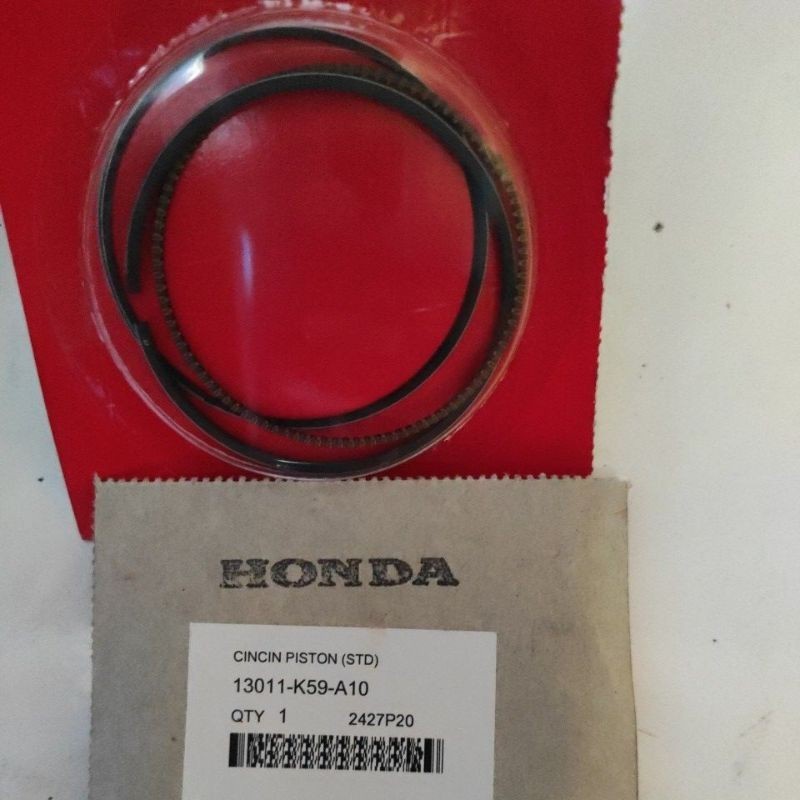 RING SEHER PISTON PCX 150 VARIO 150 LED STD STANDAR ORIGINAL 13011-K59-A10 RENG SET PISTON VARIO150