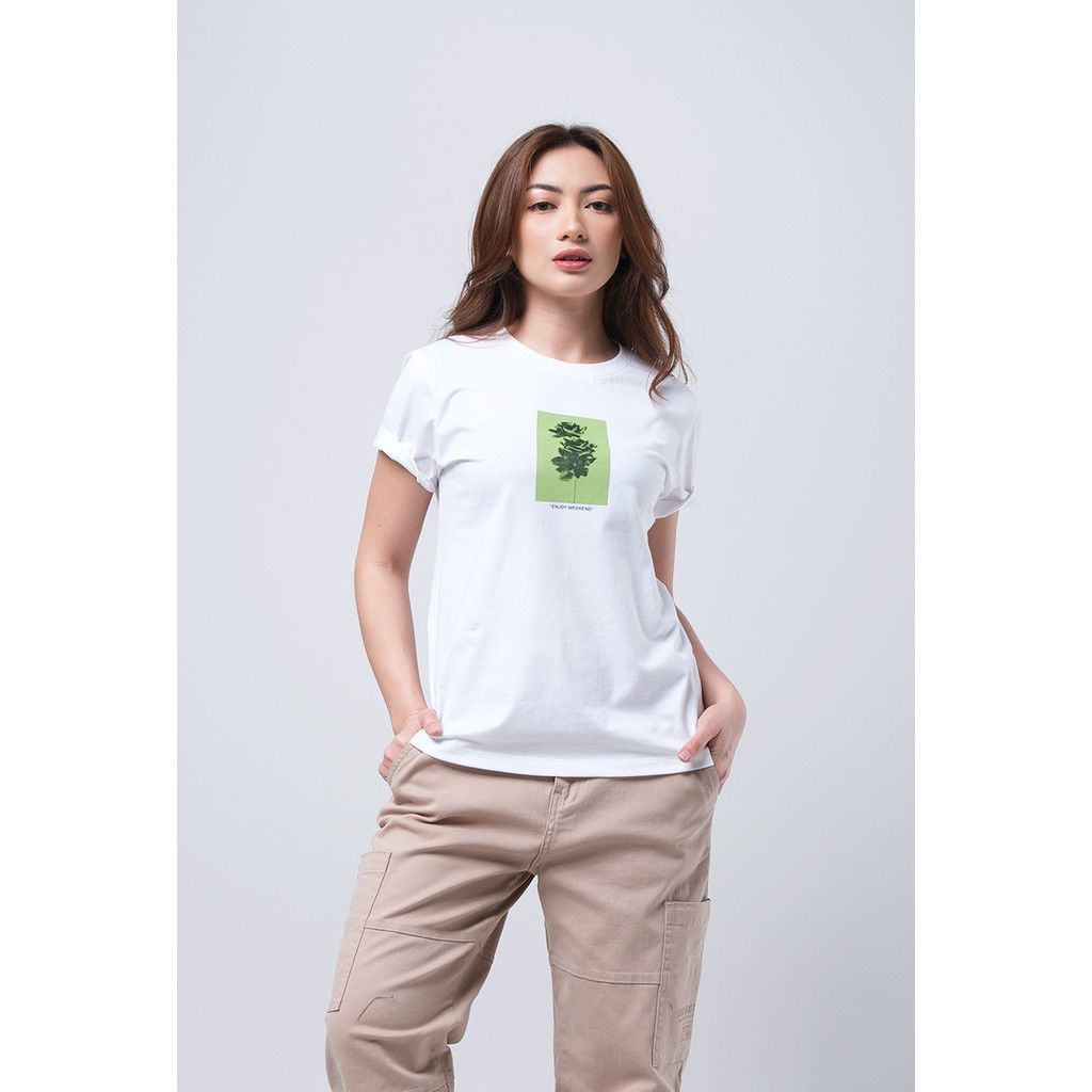 Logo Jeans - Kaos Wanita Calrissa 12840L4OW