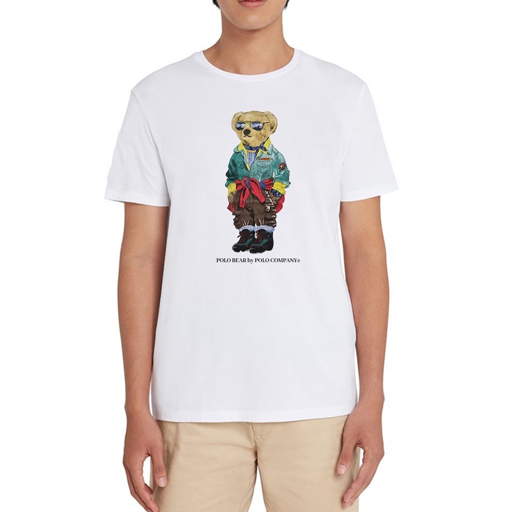 【HOT】 POLO - 7617.25 Mens T-shirt Bear - Bear White