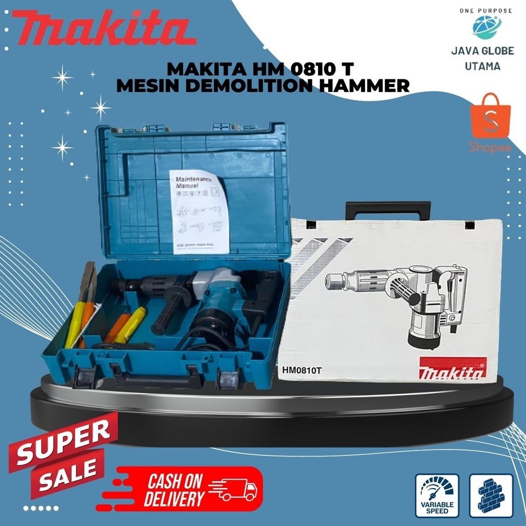 Makita HM0810T / HM 0810 T Mesin Demolition Hammer