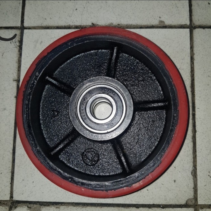 Roda Hand pallet 2 ton pu 160x50 mm
