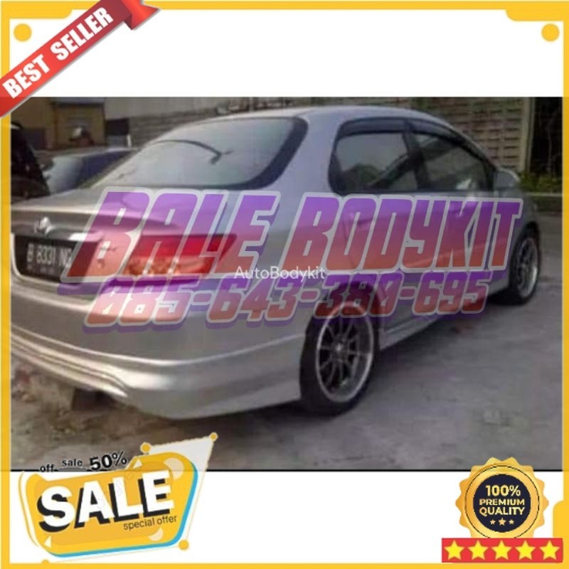 Aksesoris Bemper Mobil bodykit honda city 2003-2006 mugen Termurah