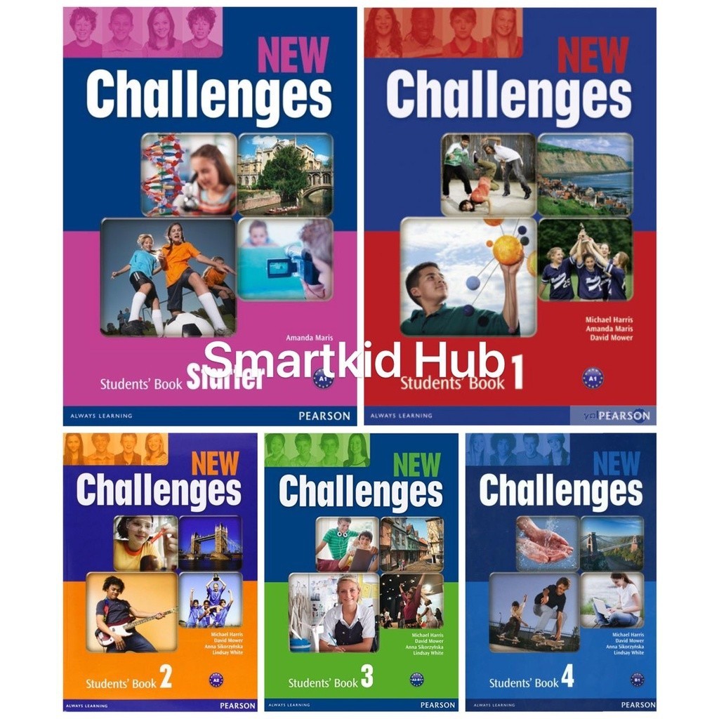 (BUKU FISIK) New Challenges Starter/1/2/3/4 Student Book Workbook - Pearson | SMP Inggris