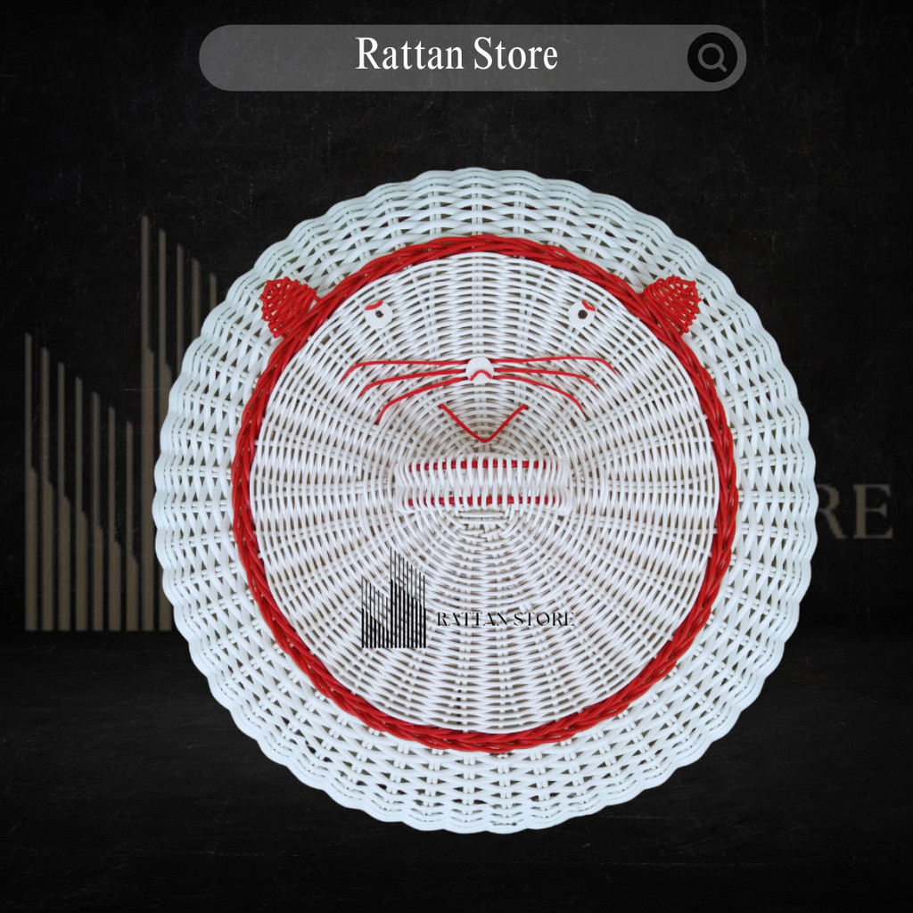 Tudung Saji Karakter Rotan Sintetis