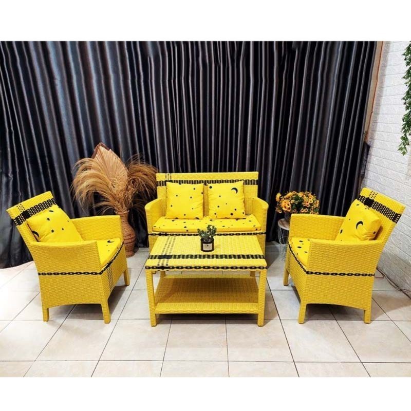 Kursi Tamu Rotan Sintetis Model Hawai