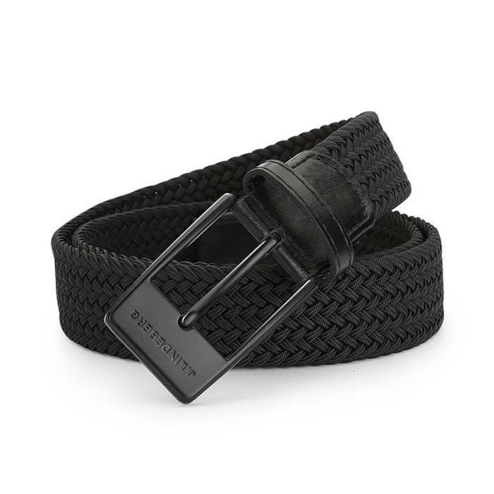 Jlindeberg / J.Lindeberg Golf Sports Belt - J Elastic Golf Belt Unisex - Hitam