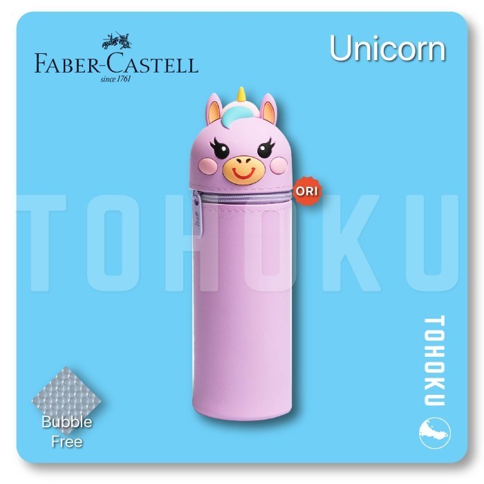 

Andma Faber-Castell Silicon Animal Pencil Case - Unicorn