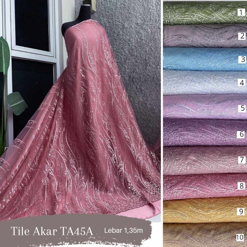 {TERLARIS} TILE AKAR TA45A / TILE BROKAT / TILE BROKAT PUTIH