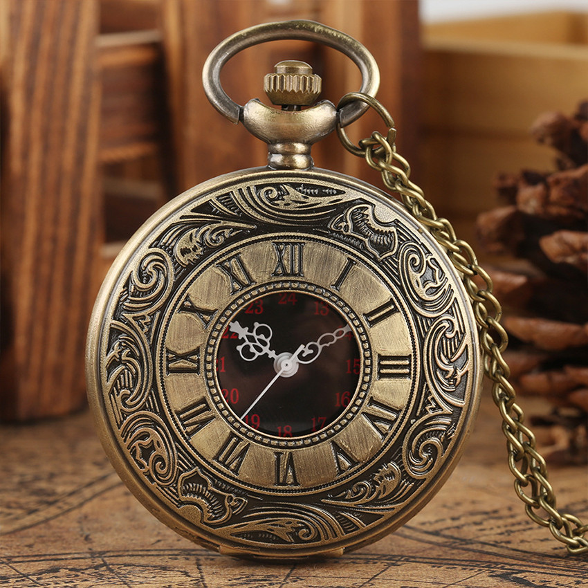 RB Jam Tangan Unik Saku Vintage Jam Saku Gantung Vintage Pocket Watch - Jam Saku Antik Kuno Kado