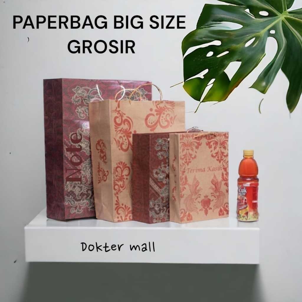 

PAPER BAG JUMBO MOTIF - PAPERBAG JUMBO BATIK - TAS KERTAS JUMBO XL FOLIO BUKU