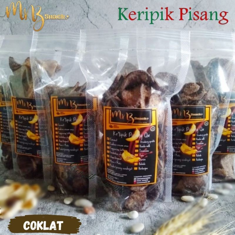 

Termurah!! Keripik pisang coklat 100 g kripik pisang kripik banana snack /cemilan banana chips