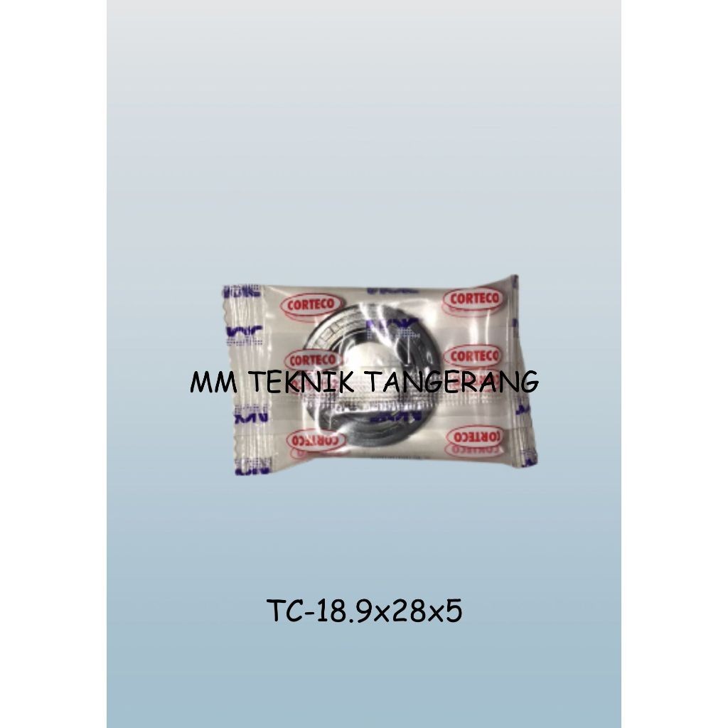Oil seal TC 18.9x28x5 merk NOK 18.9 x 28 x 5 Karet oli sil shock breaker 18.9 28 5