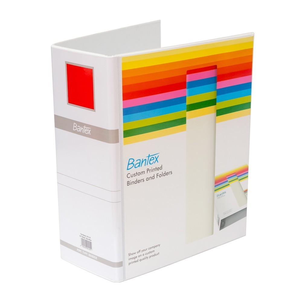 

[Stationery Spectrum] Bantex Insert Post Pipe Binder 2 Ring 10cm A4 White 1311 07