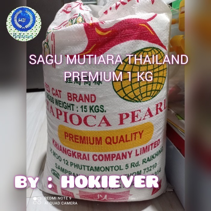 

SAGU MUTIARA THAILAND 1KG